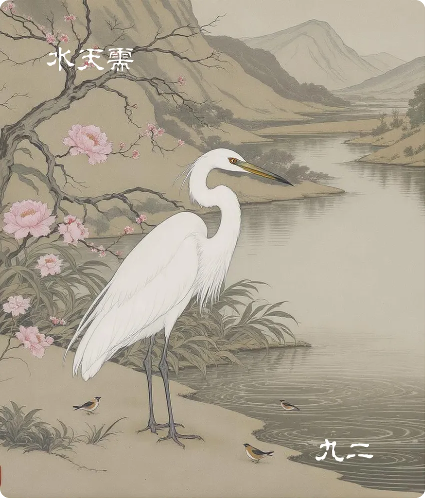 需卦九二爻卡——需于沙