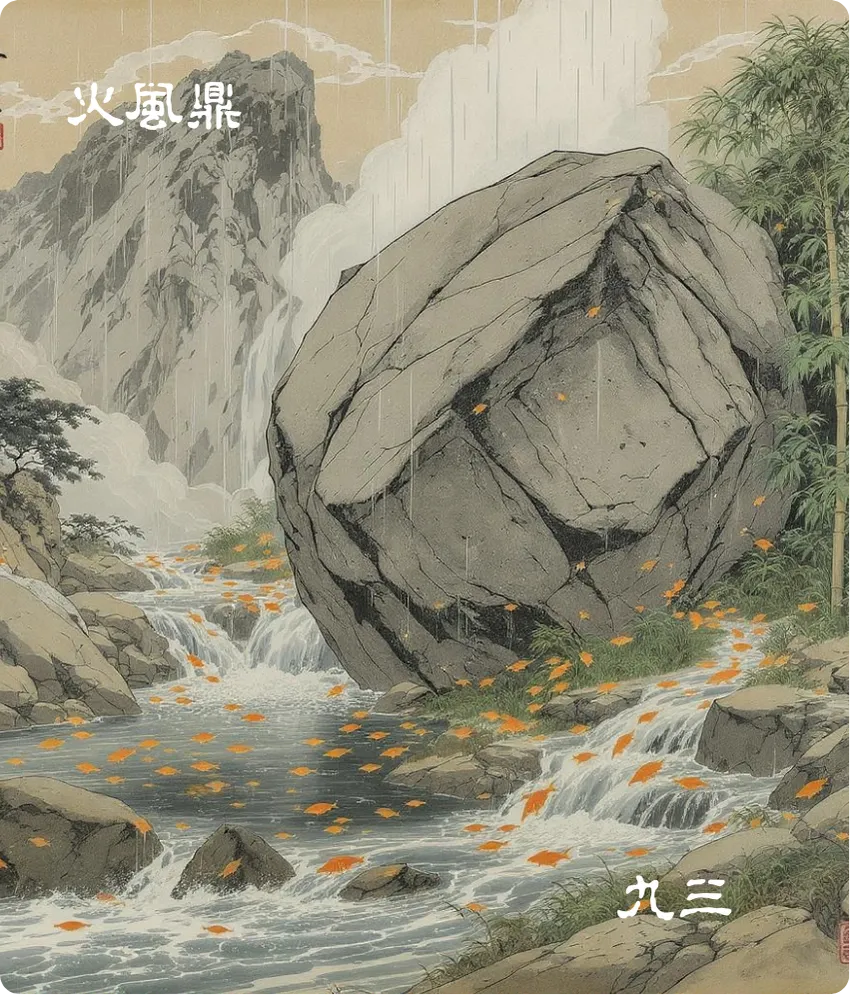 鼎卦九三爻卡——鼎耳革