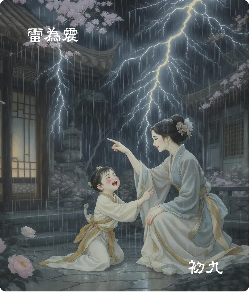 震卦初九爻卡——震来虩虩