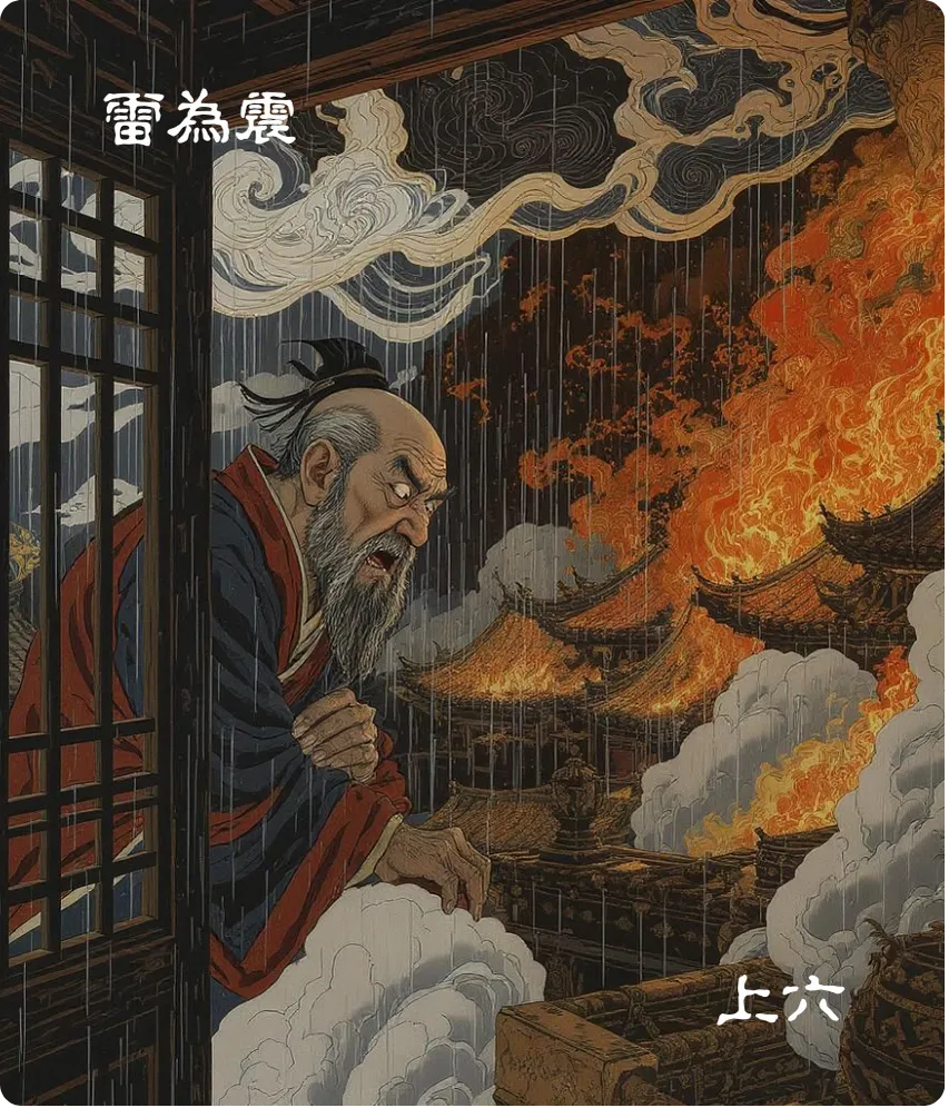 震卦上六爻卡——震索索