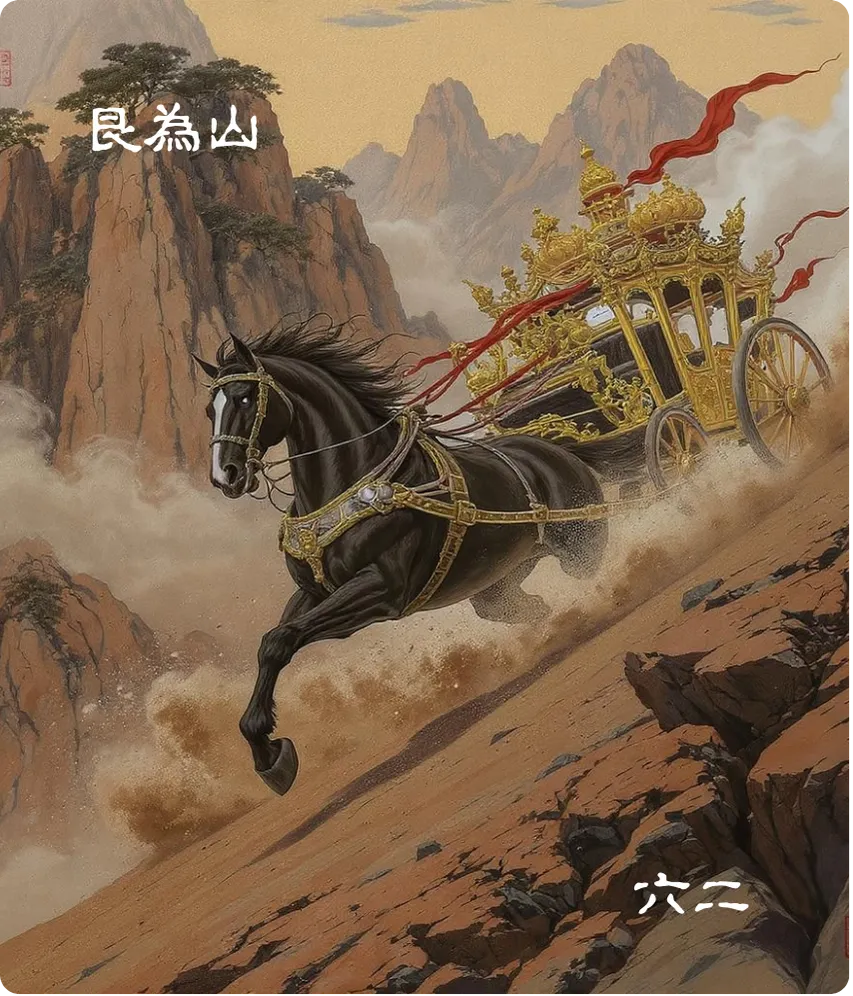 艮卦六二爻卡——艮其腓