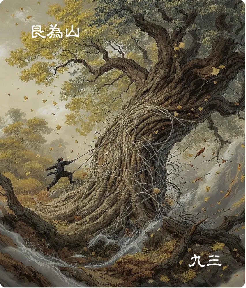 艮卦九三爻卡——艮其限