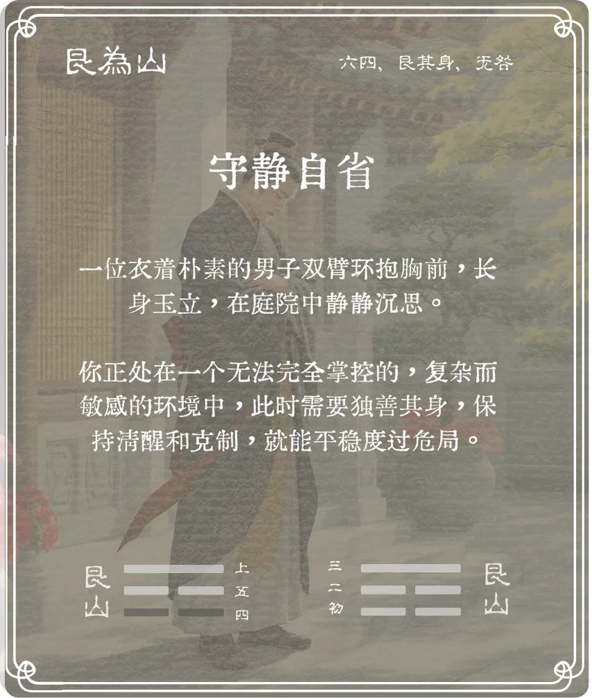 艮卦六四爻背面