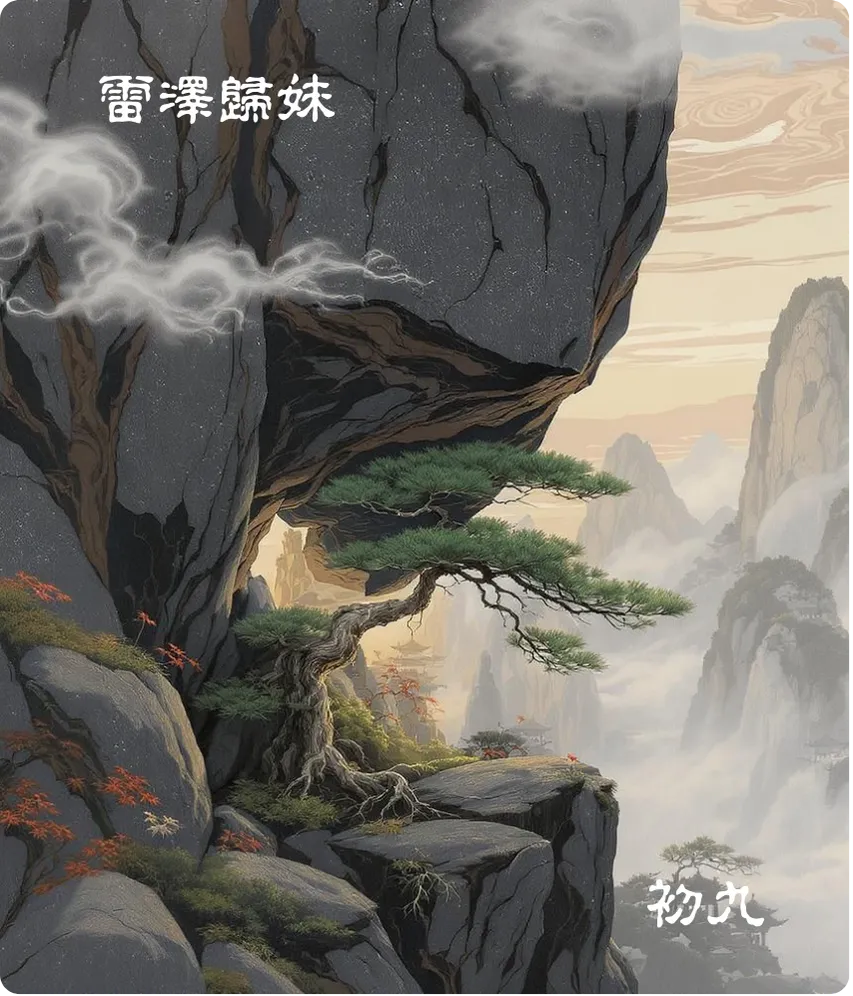 归妹卦初九爻卡——归妹以娣