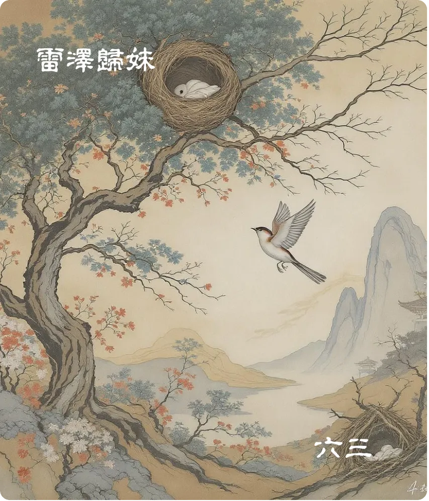 归妹卦六三爻卡——归妹以须