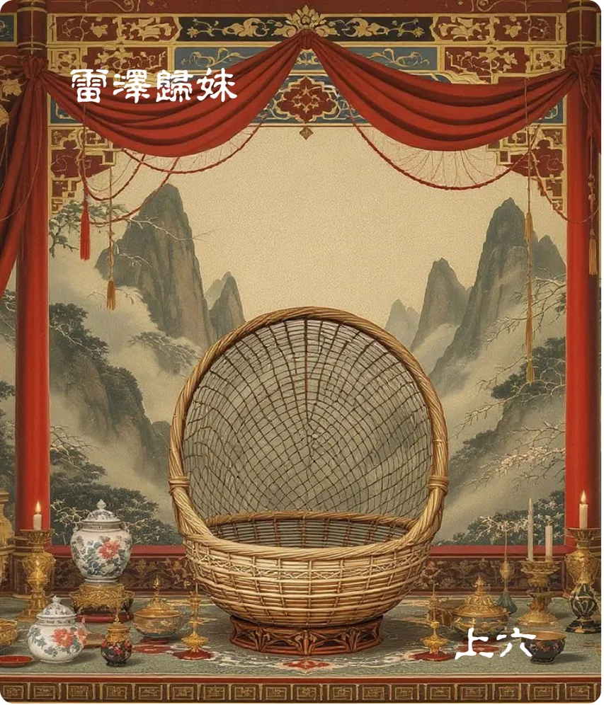 归妹卦上六爻卡——女承筐无实