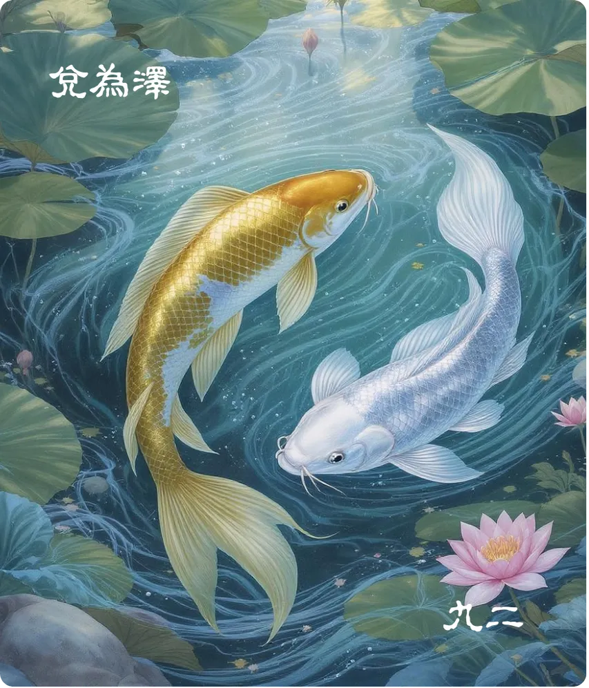 兑卦九二爻卡——孚兑