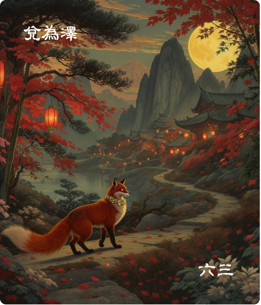 兑卦六三爻卡——来兑