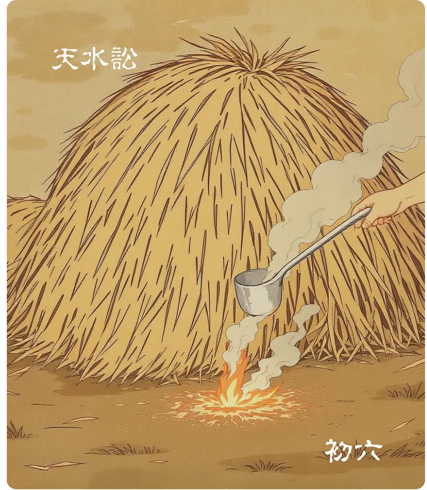 天水讼卦初六爻卡:不永所事