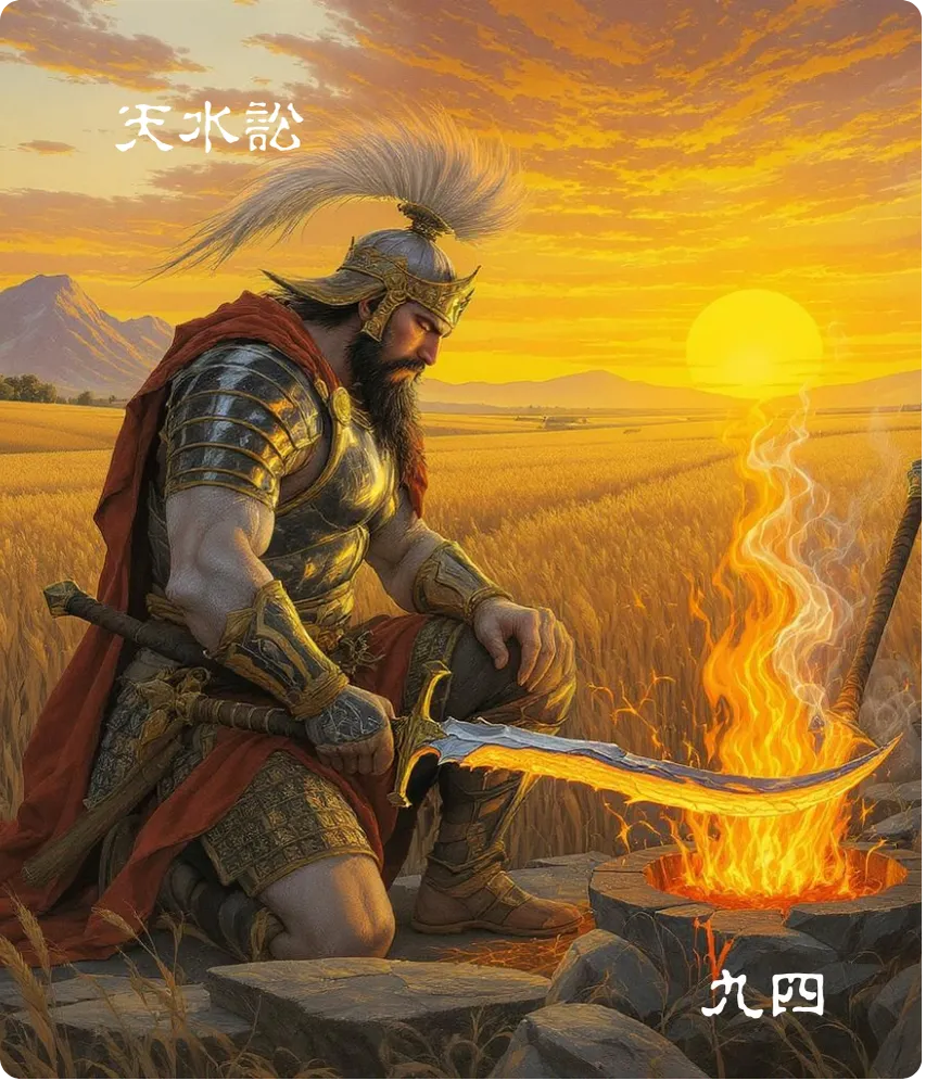 天水讼卦九四爻卡:复即命