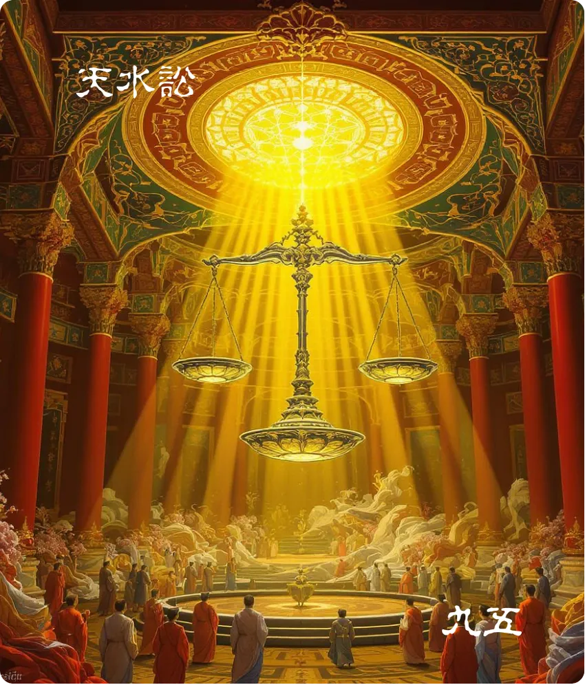 天水讼卦九五爻卡:讼元吉