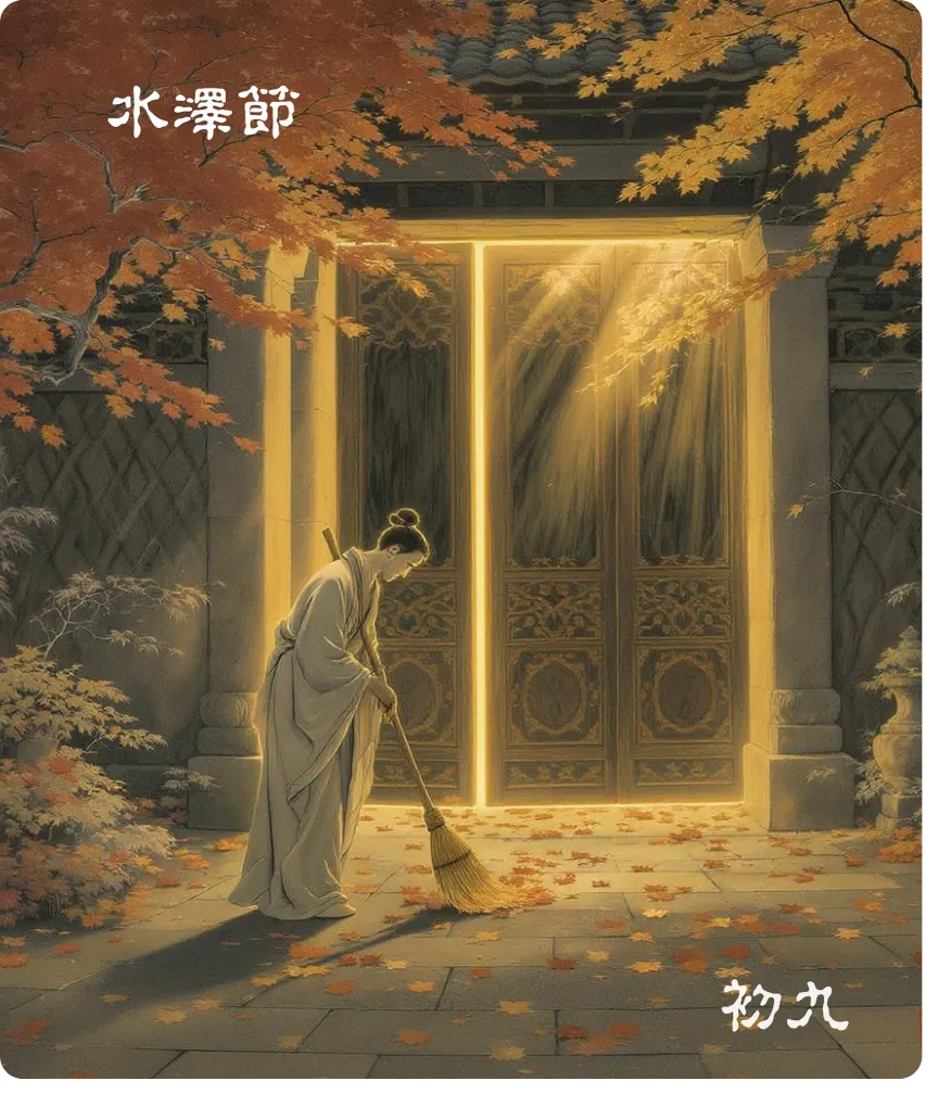 节卦初九爻卡——不出户庭