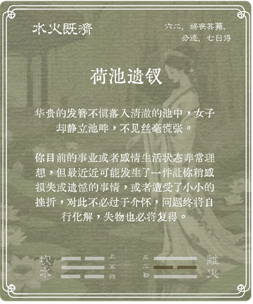 既济卦六二爻背面