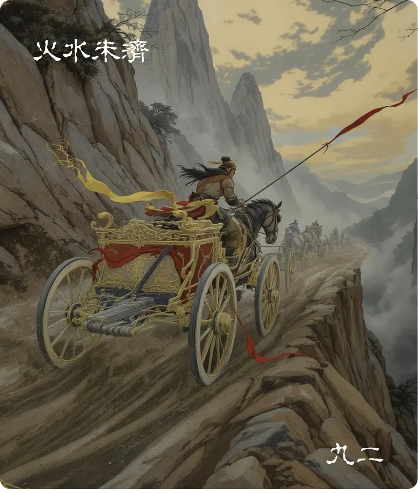 未济卦九二爻卡——曳其轮