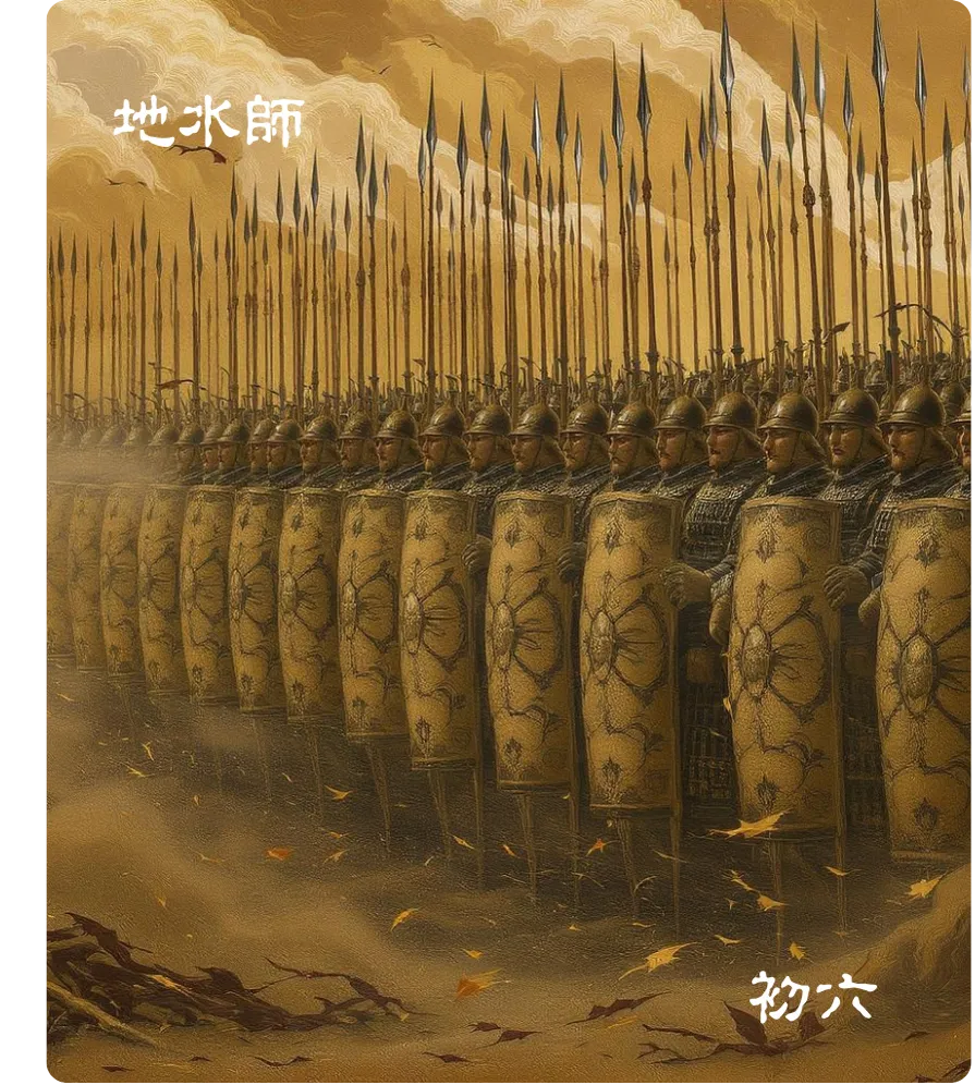 师卦初六爻卡——师出以律