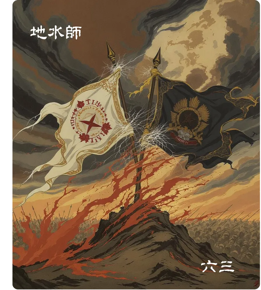 师卦六三爻卡——师或舆尸