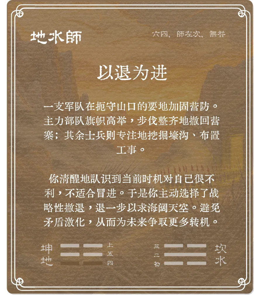 师卦六四爻背面