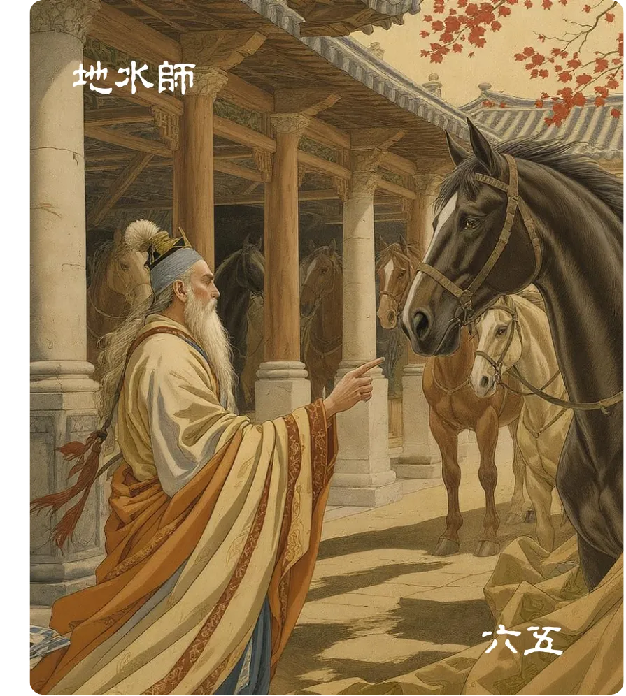 师卦六五爻卡——田有禽