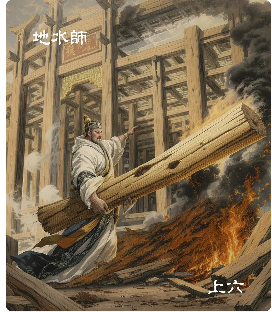 师卦上六爻卡——大君有命