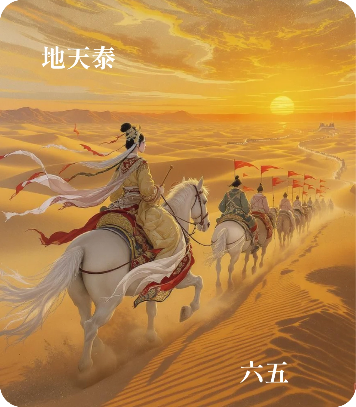 泰卦六五爻カード:帝乙帰妹