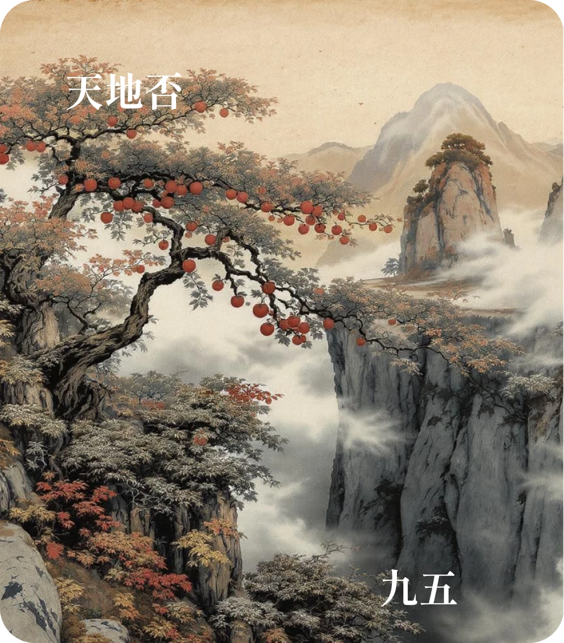 否卦九五爻カード:休否