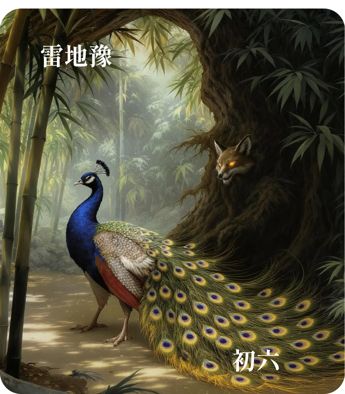 豫卦初六爻カード:鳴豫