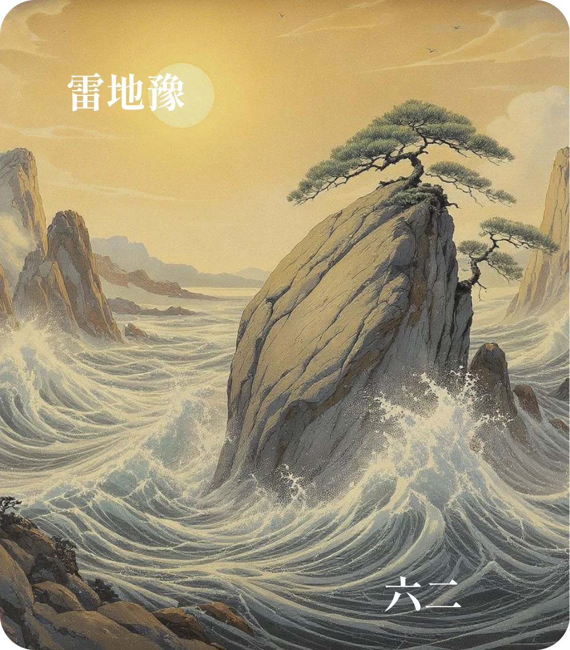 豫卦六二爻カード:介于石