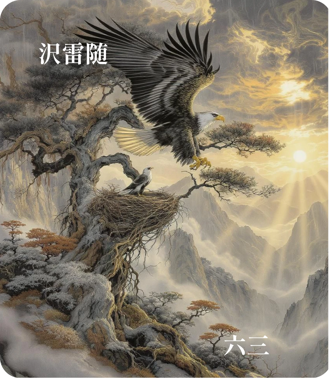随卦六三爻カード:係丈夫