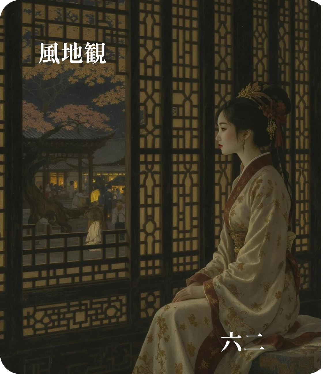 観卦六二爻カード:窺観
