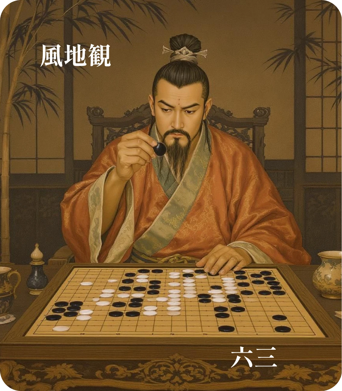 観卦六三爻カード:観我生