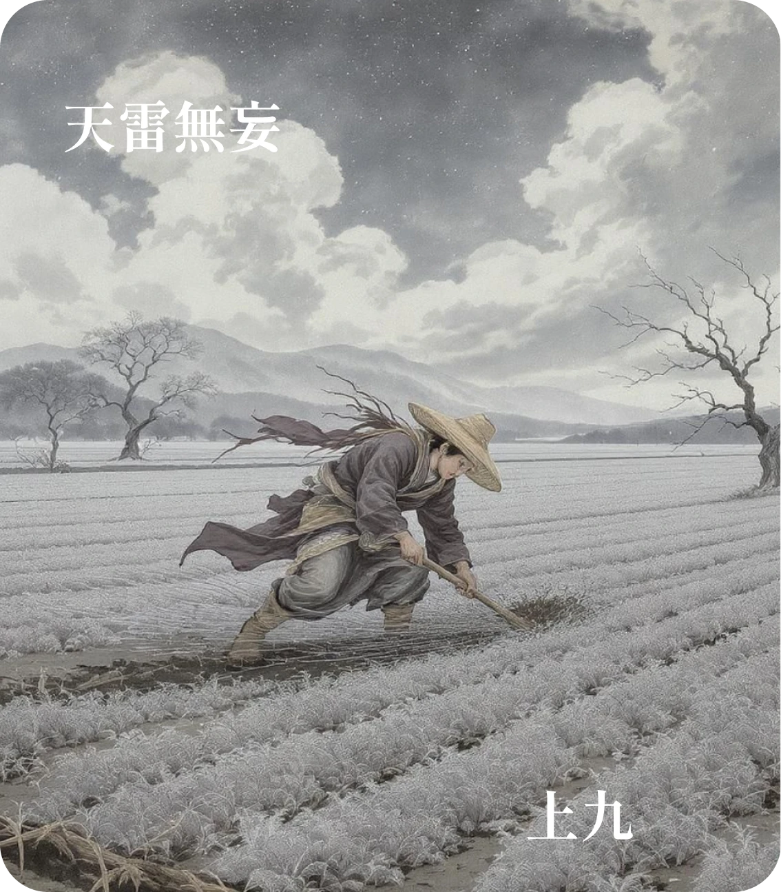 无妄卦上九爻カード:无妄行有眚