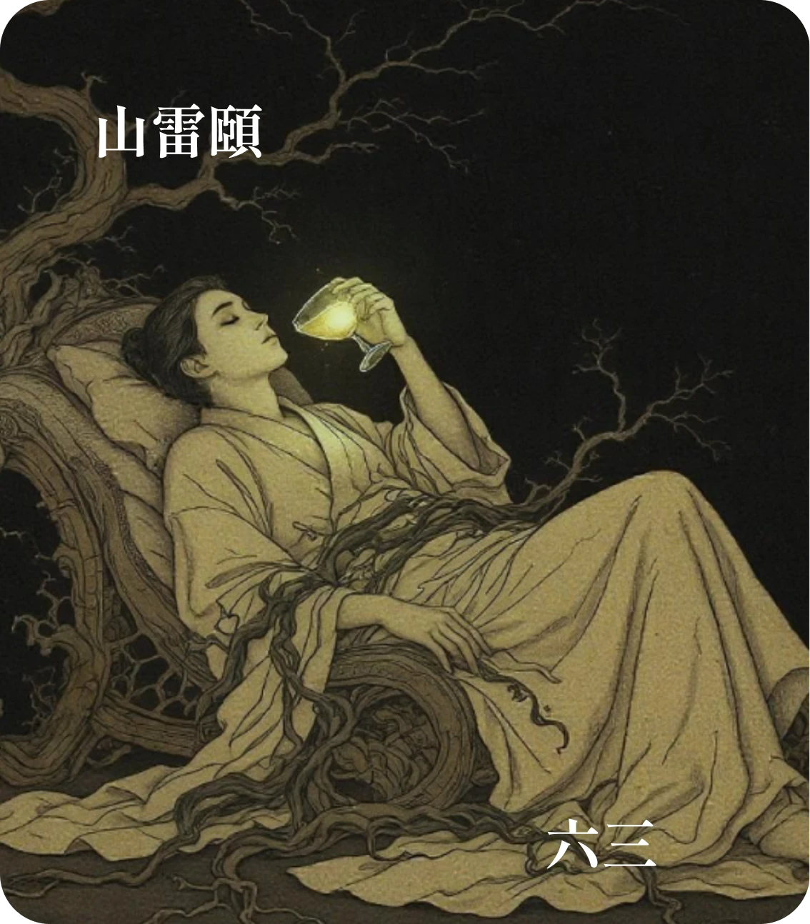 頤卦六三爻カード:拂頤