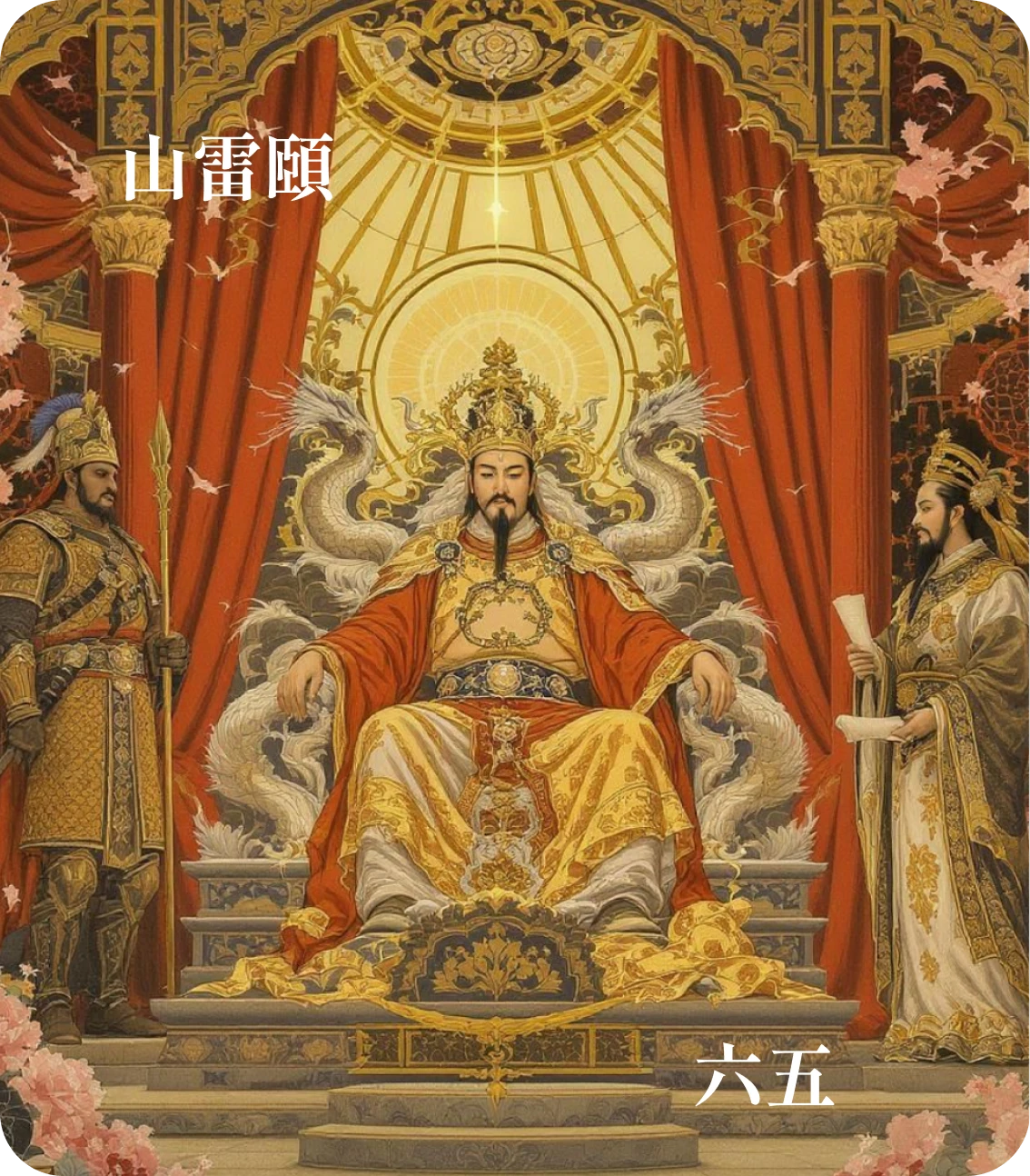 頤卦六五爻カード:拂経居貞