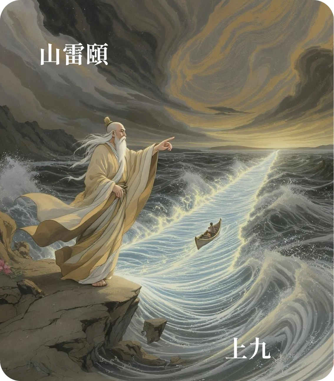 頤卦上九爻カード:由頤