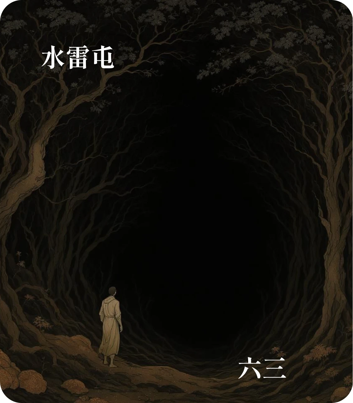 屯卦六三爻カード:即鹿無虞