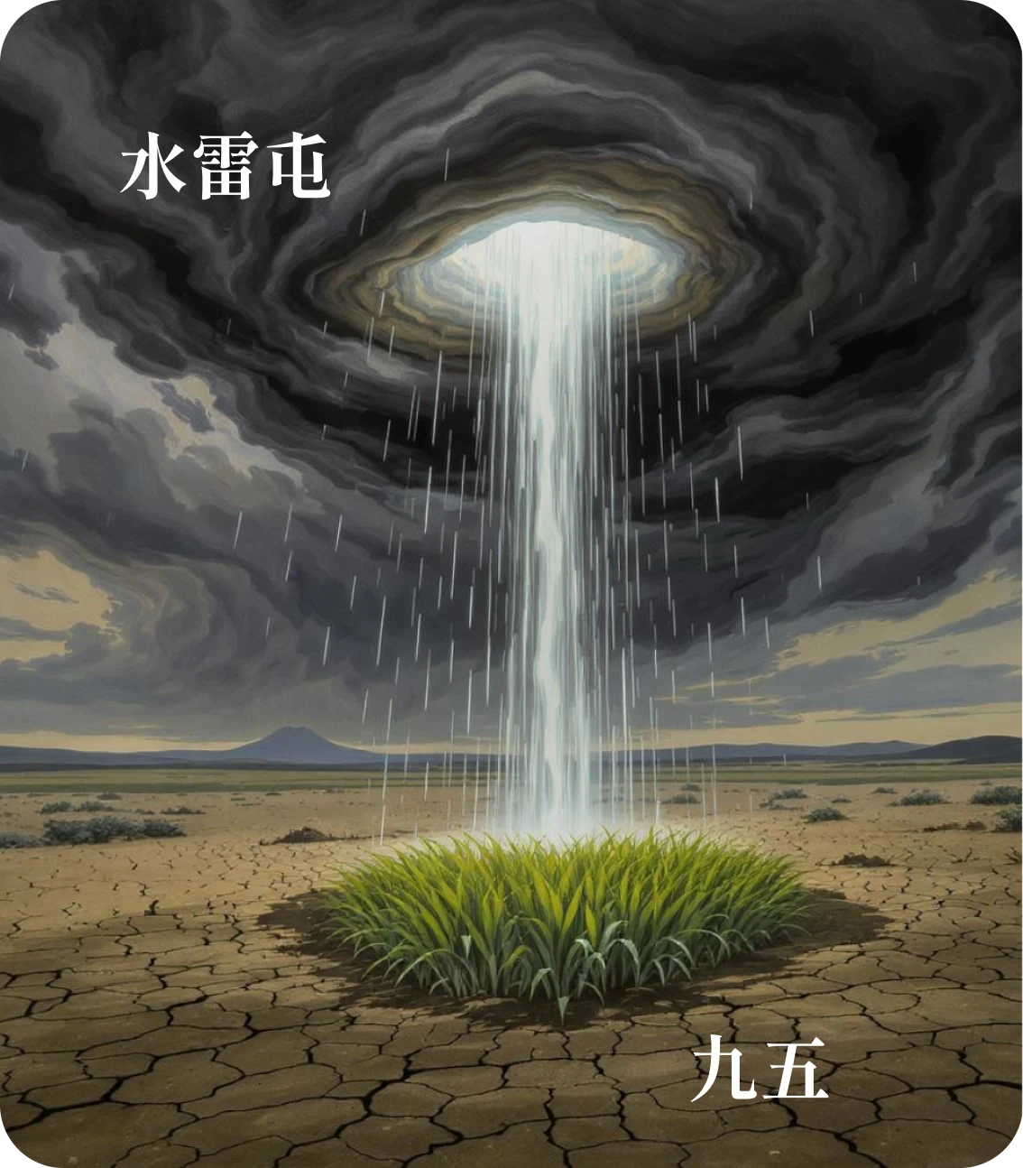 屯卦九五爻カード:屯其膏