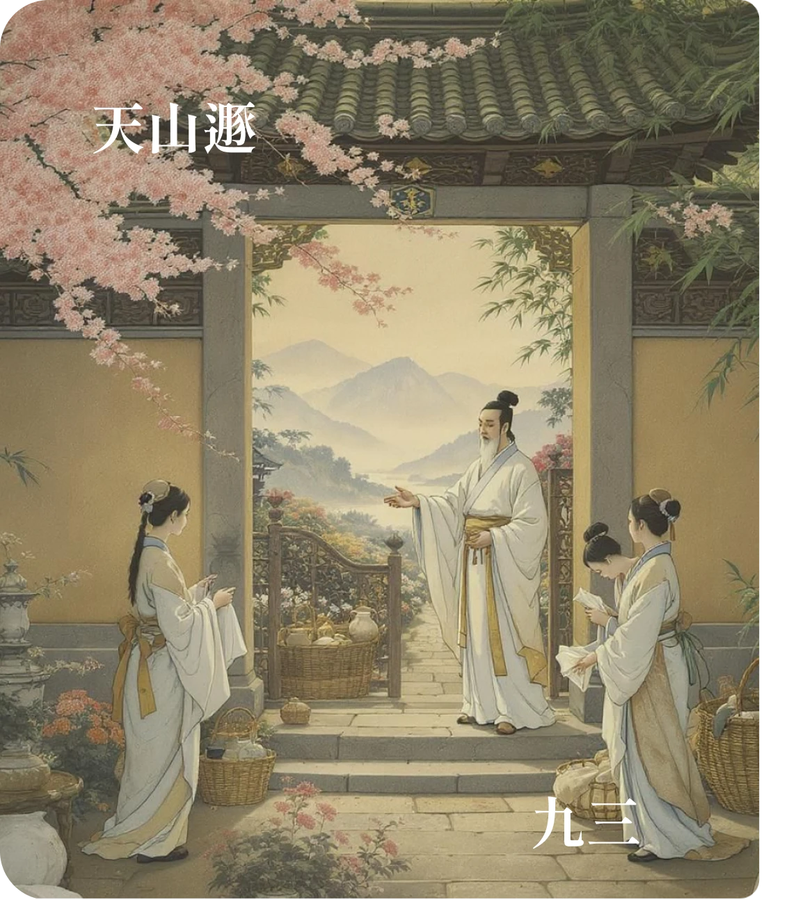 遁卦九三爻カード:係遁
