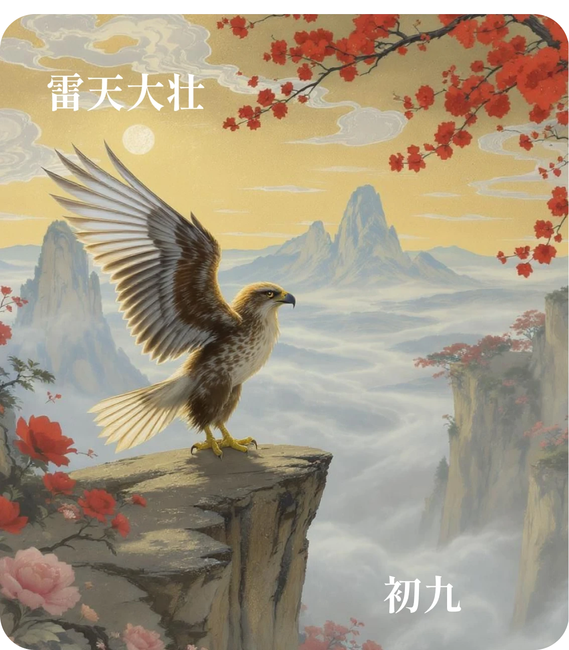 大壮卦初九爻カード：壮于趾