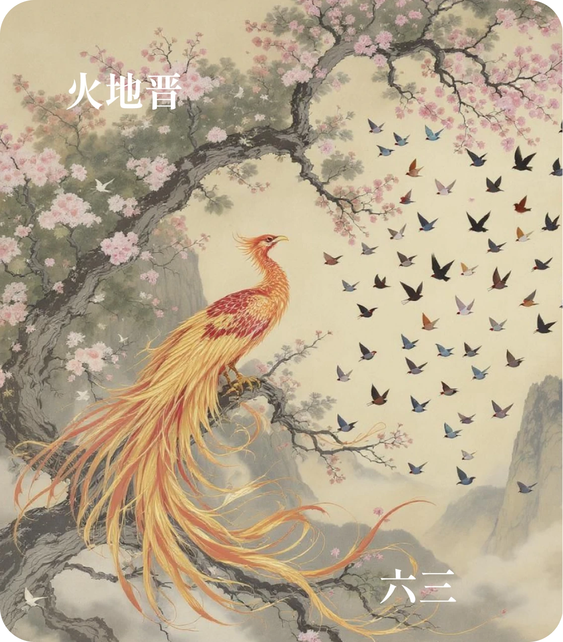 晋卦六三爻カード:衆允悔亡