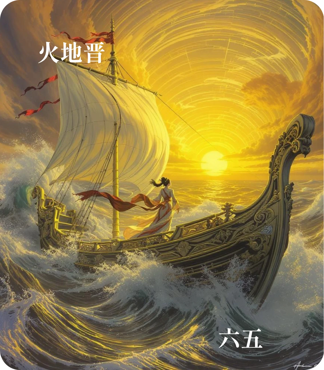 晋卦六五爻カード:失得勿恤
