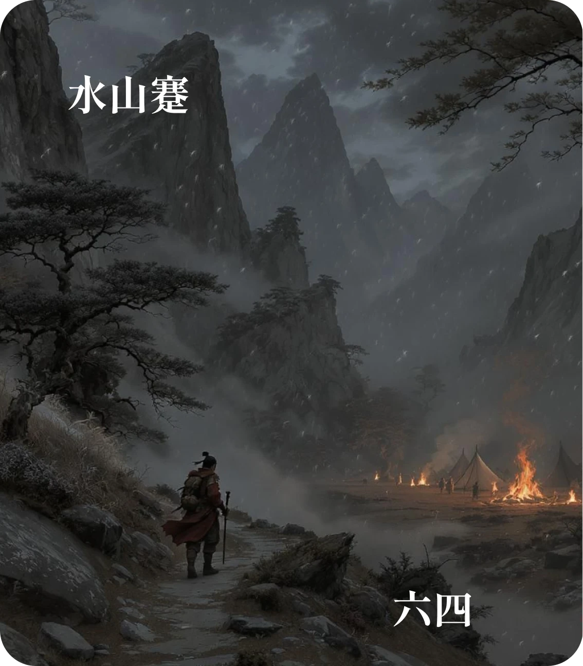 蹇卦六四爻カード:往蹇来連