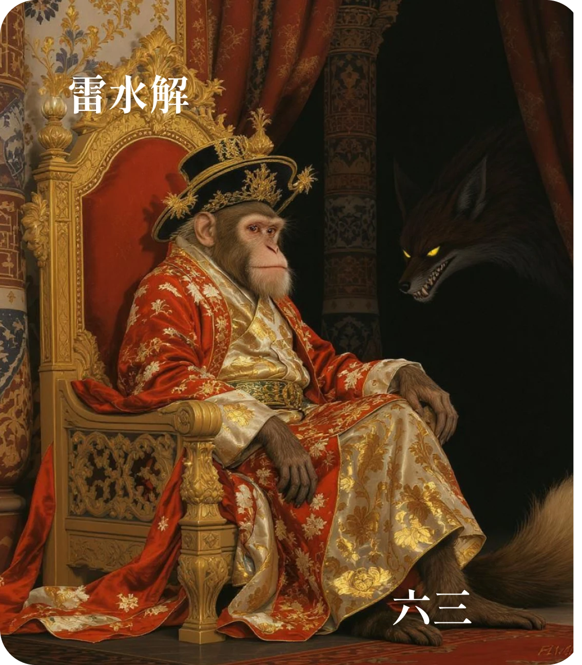解卦六三爻カード:負且乗