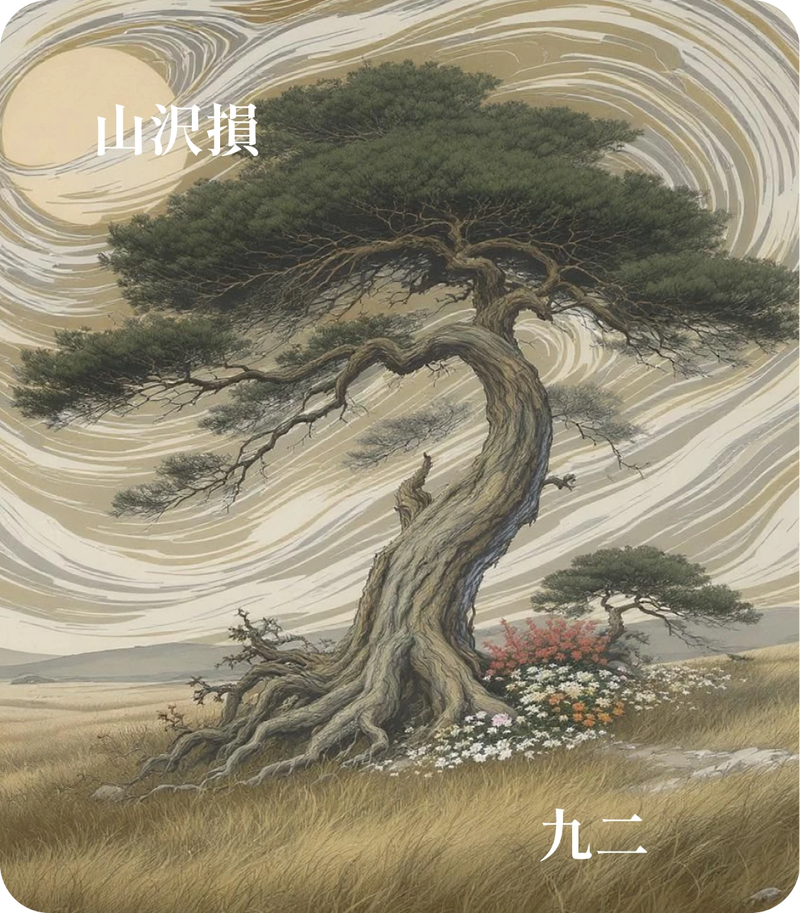 損卦九二爻カード：弗損益之