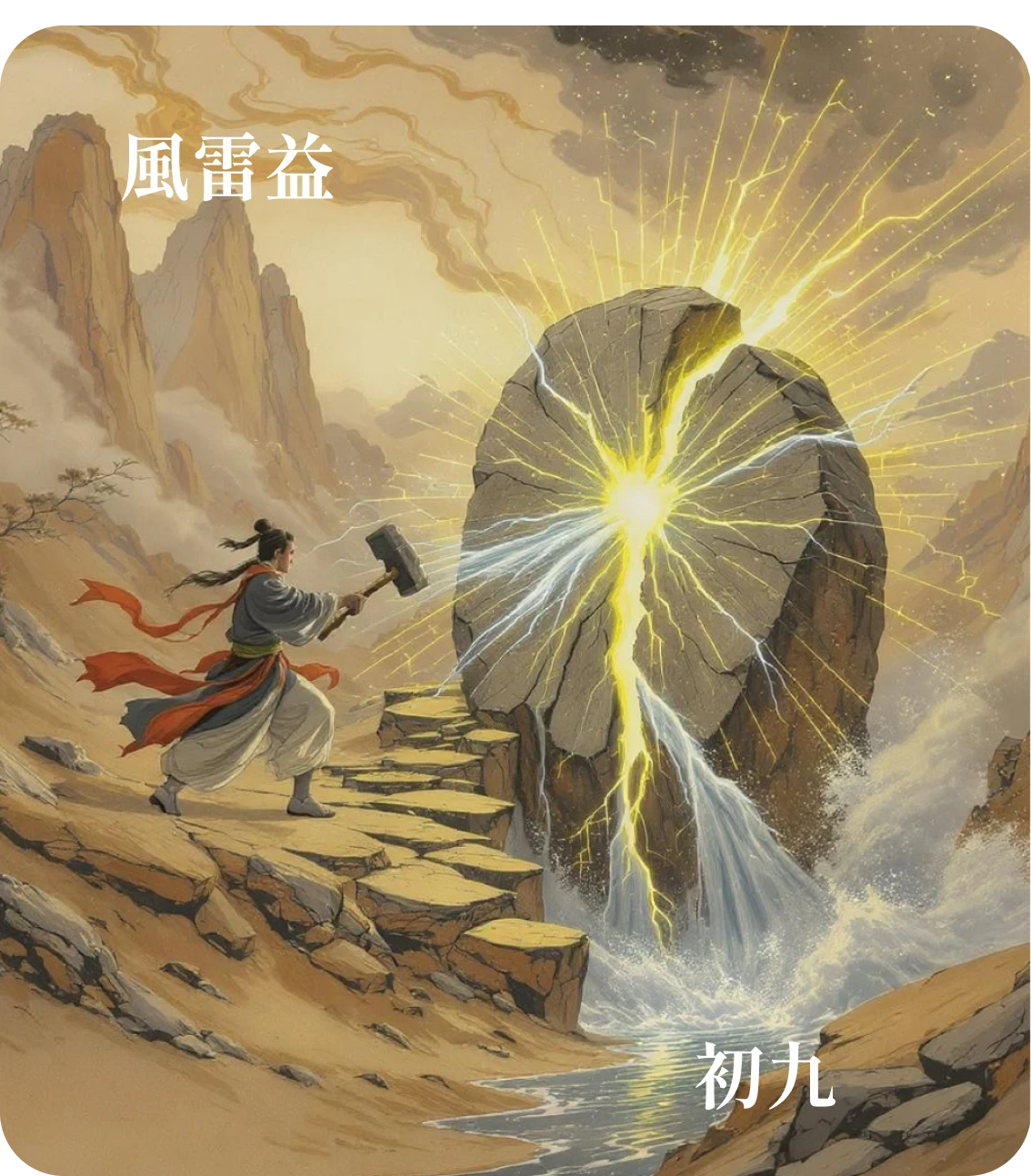 益卦初九爻カード：利用為大作