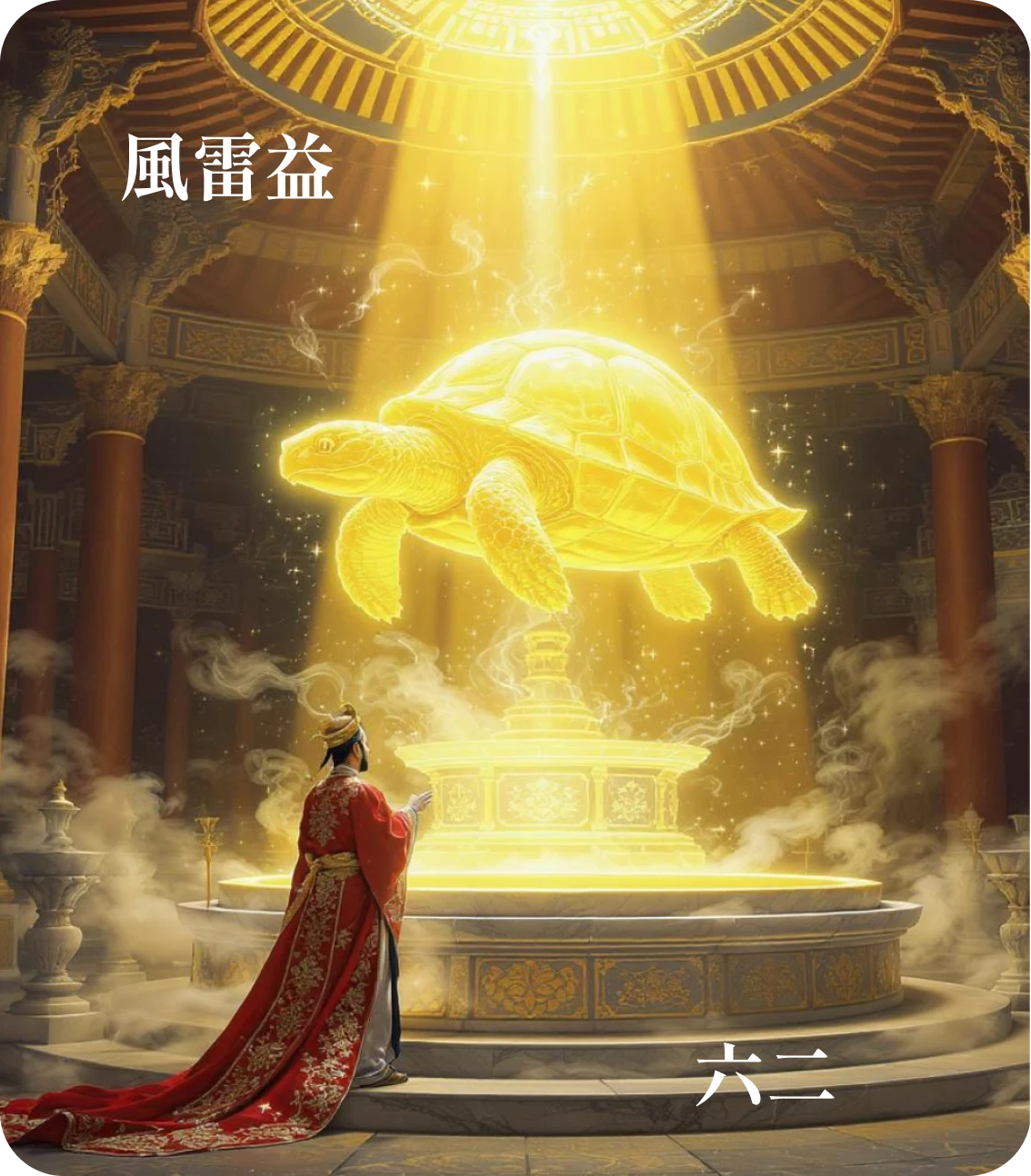 益卦六二爻カード：十朋之龟