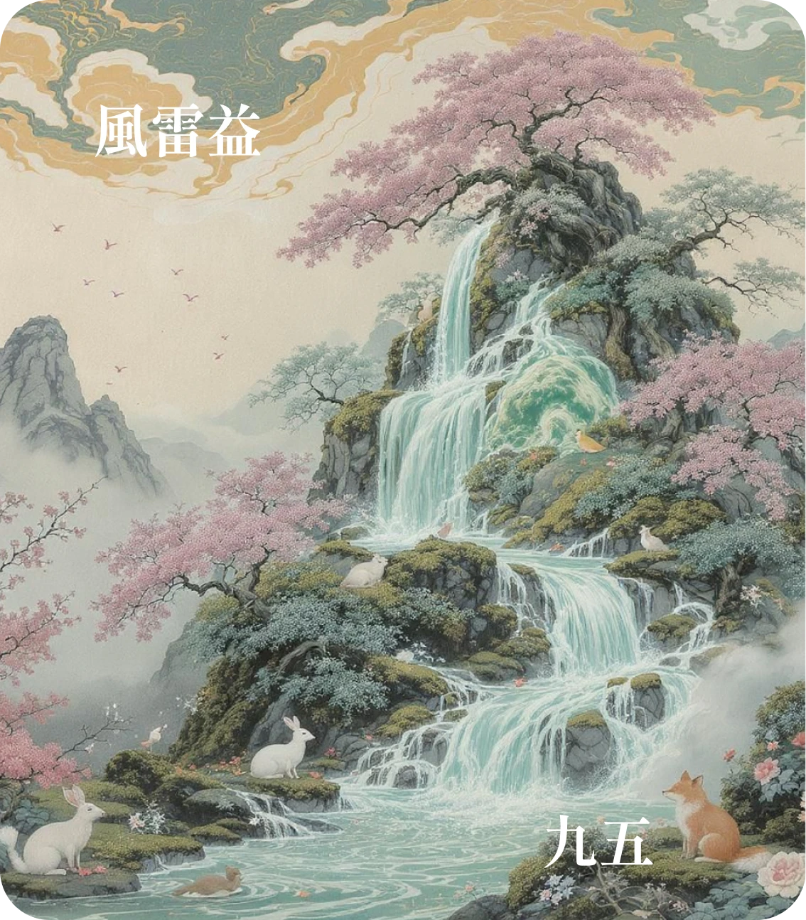 益卦九五爻カード：有孚惠心