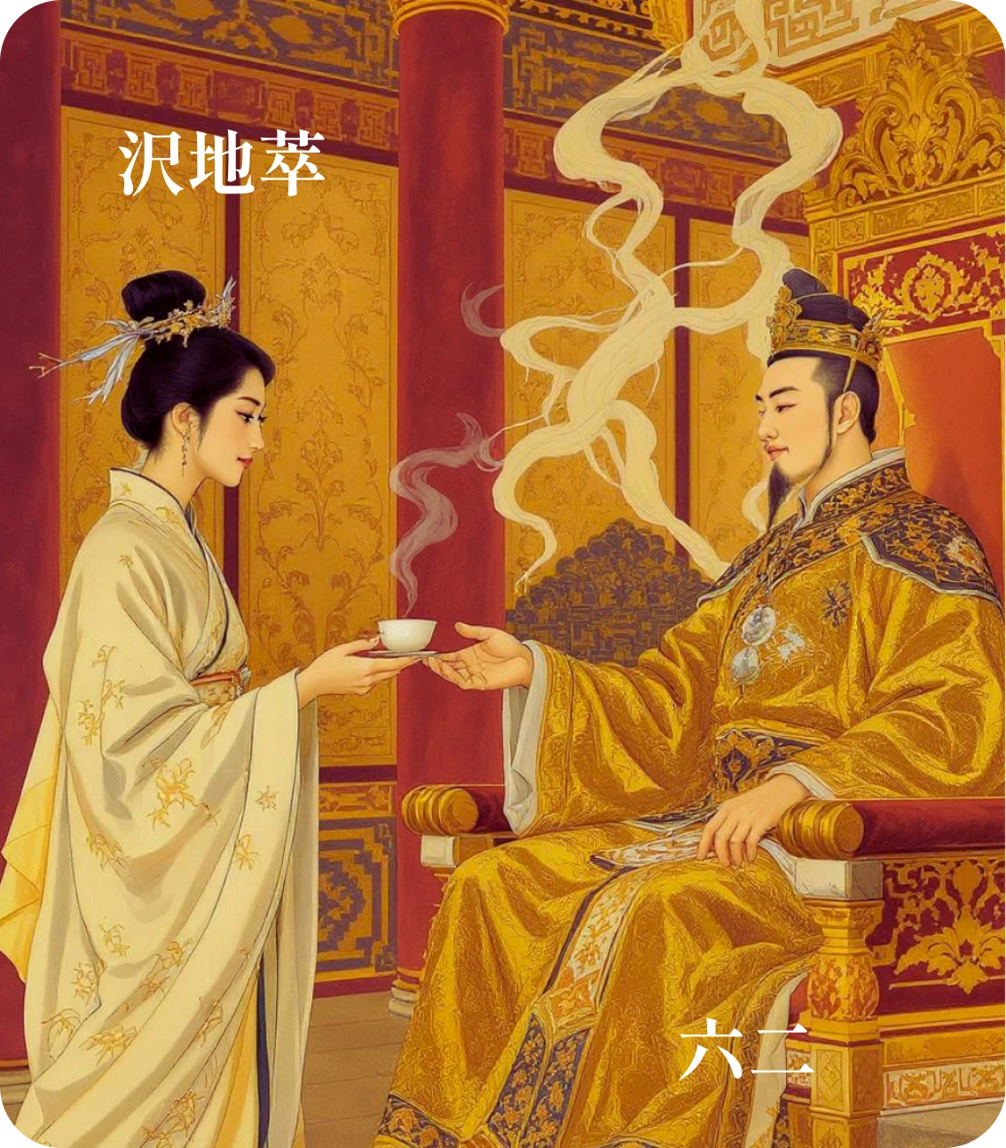 萃卦六二爻カード：引吉無咎