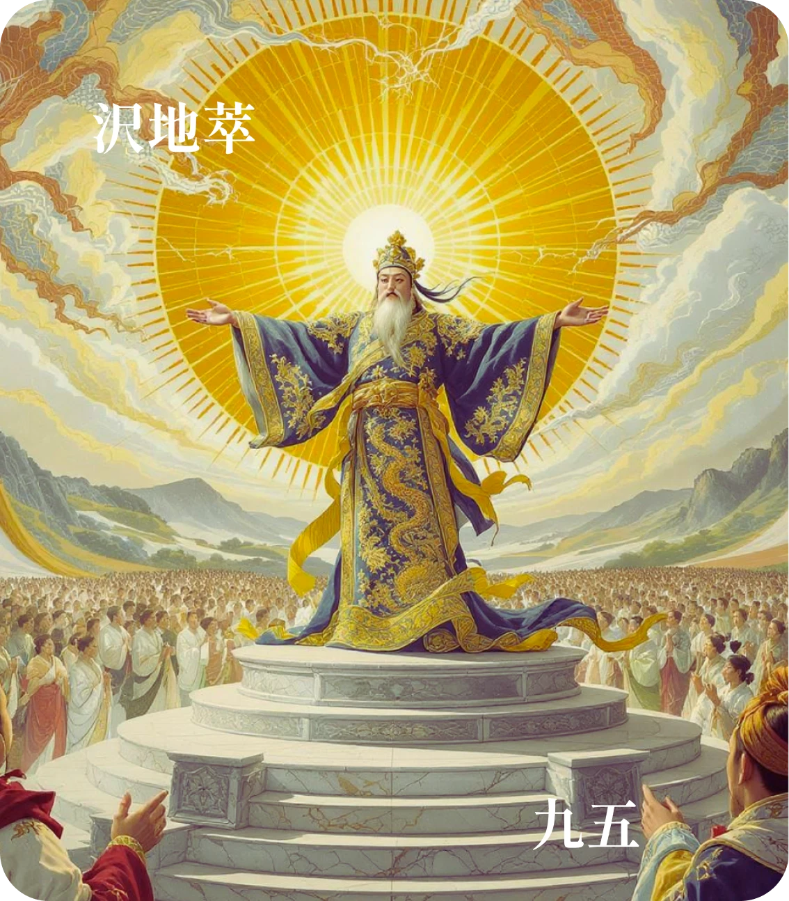萃卦九五爻カード：萃有位