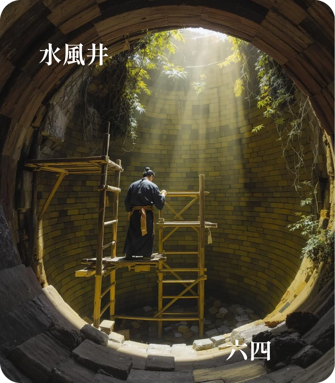 井卦六四爻カード:井甃無咎