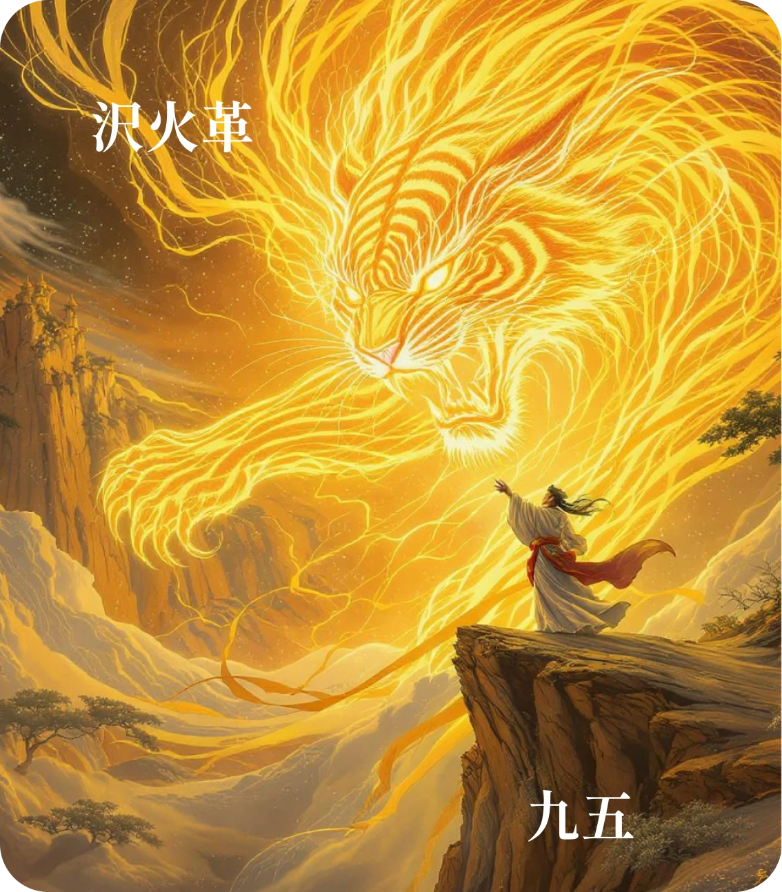 革卦九五爻カード：大人虎変